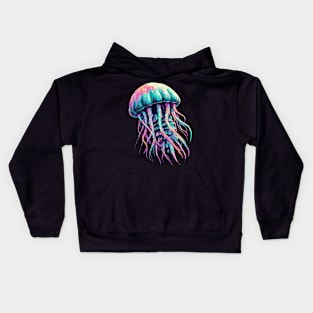 Pastel jellyfish Kids Hoodie